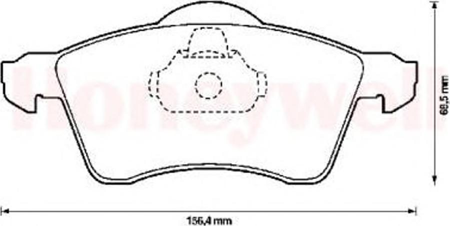 BENDIX Braking 571934B - Гальмівні колодки, дискові гальма autozip.com.ua