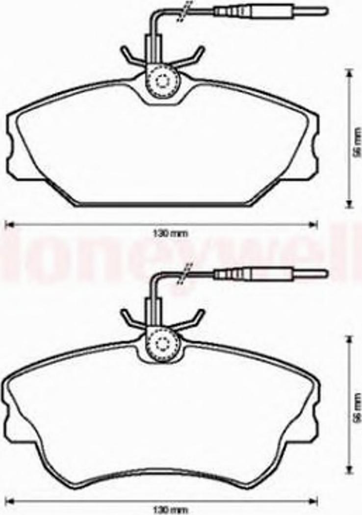 BENDIX 571476X - Гальмівні колодки, дискові гальма autozip.com.ua