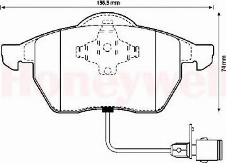 BENDIX Braking 571512B - Гальмівні колодки, дискові гальма autozip.com.ua