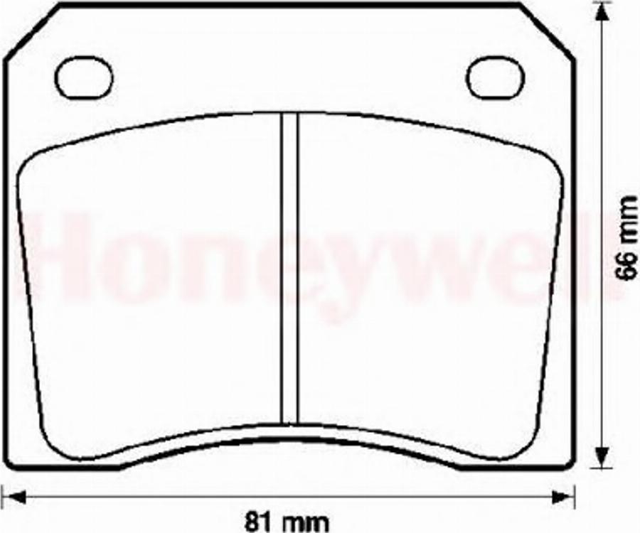 BENDIX 571532X - Гальмівні колодки, дискові гальма autozip.com.ua