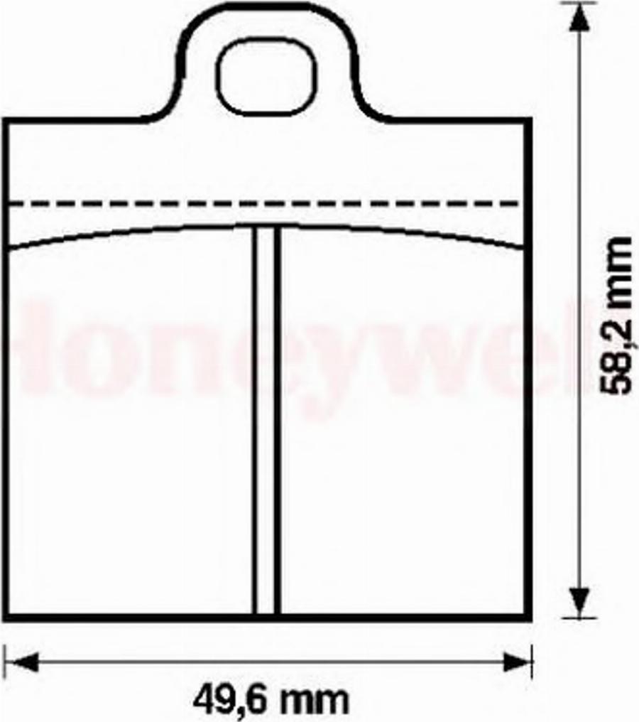 BENDIX 571800B - Гальмівні колодки, дискові гальма autozip.com.ua