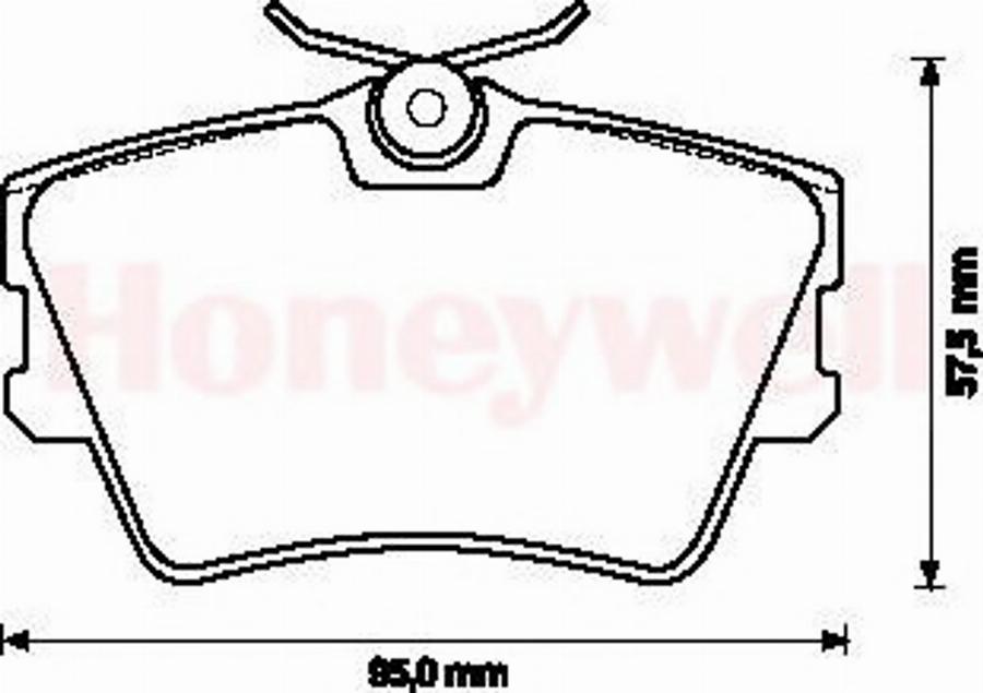 BENDIX Braking 571875B - Гальмівні колодки, дискові гальма autozip.com.ua