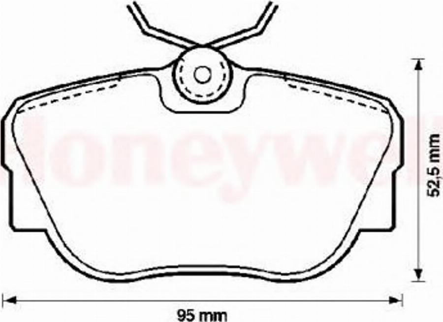 BENDIX Braking 571352X - Гальмівні колодки, дискові гальма autozip.com.ua