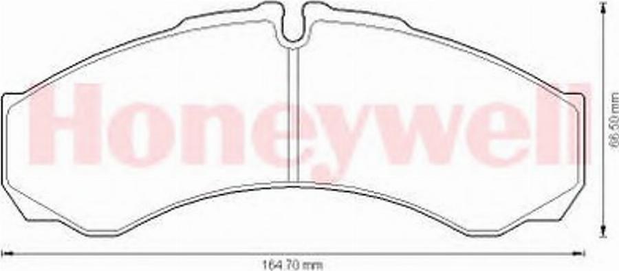 BENDIX 573505B - Гальмівні колодки, дискові гальма autozip.com.ua