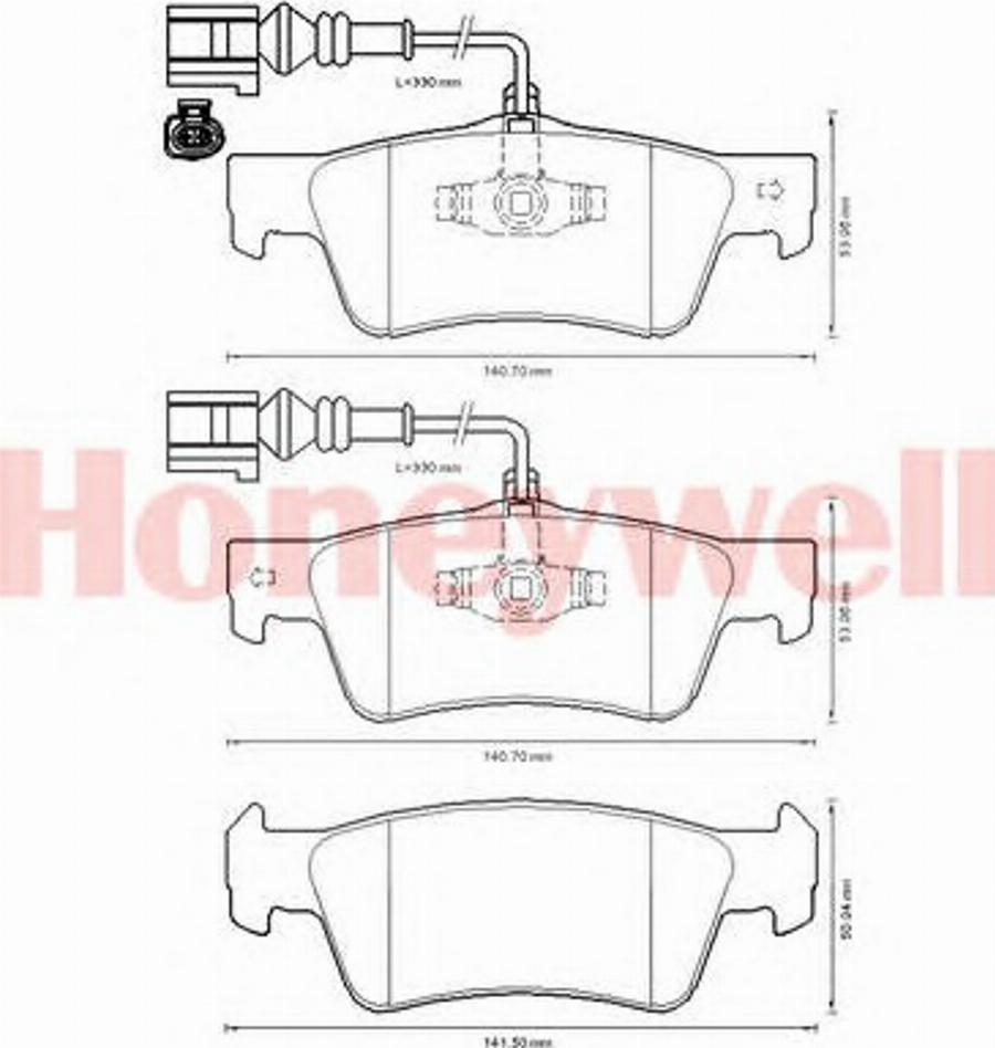 BENDIX 573301B - Гальмівні колодки, дискові гальма autozip.com.ua