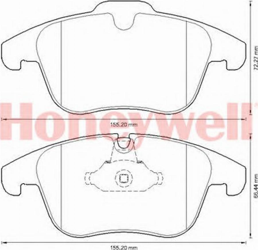 BENDIX 573311B - Гальмівні колодки, дискові гальма autozip.com.ua