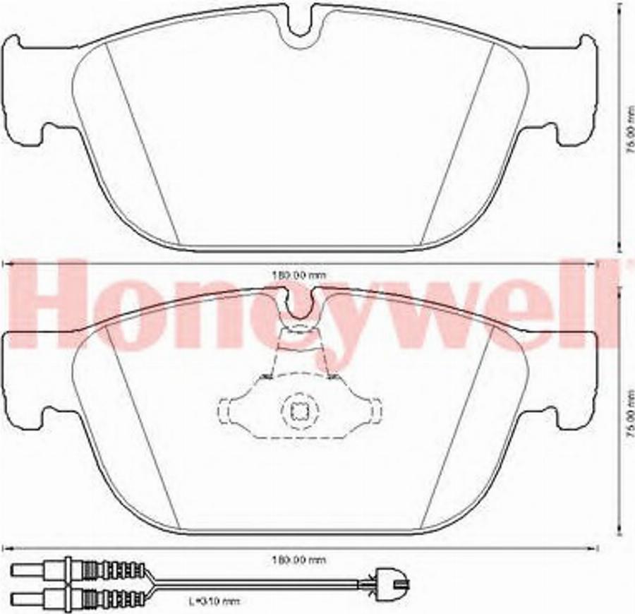 BENDIX 573338B - Гальмівні колодки, дискові гальма autozip.com.ua