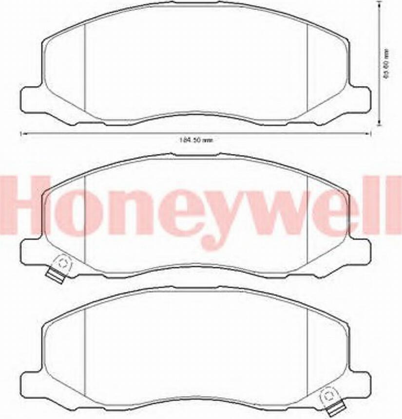 BENDIX 573326B - Гальмівні колодки, дискові гальма autozip.com.ua