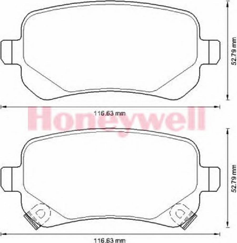 BENDIX 573299B - Гальмівні колодки, дискові гальма autozip.com.ua