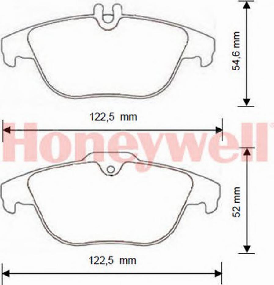 BENDIX 573248B - Гальмівні колодки, дискові гальма autozip.com.ua