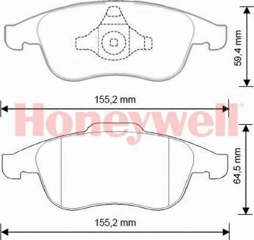 BENDIX 573268B - Гальмівні колодки, дискові гальма autozip.com.ua