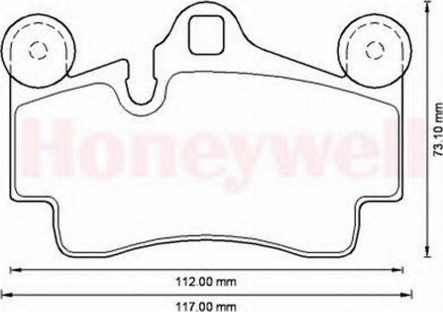 BENDIX Braking 573227B - Гальмівні колодки, дискові гальма autozip.com.ua