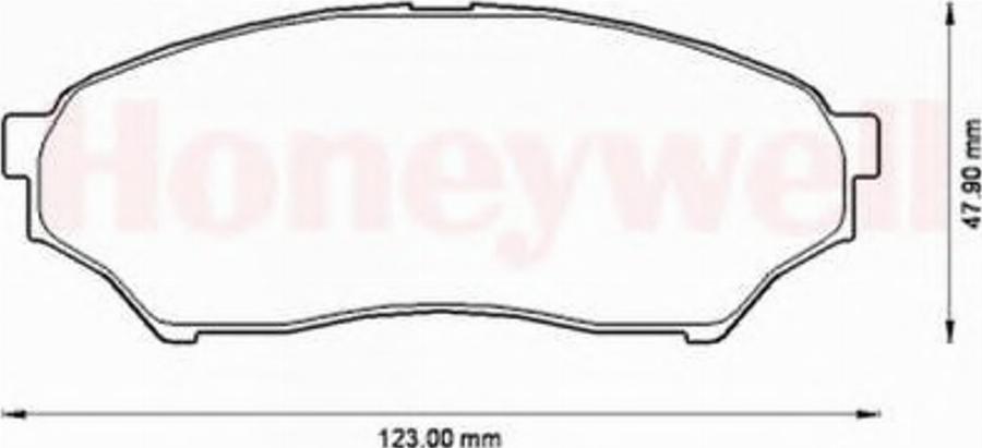 BENDIX Braking 572499B - Гальмівні колодки, дискові гальма autozip.com.ua