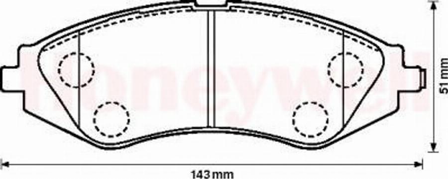 BENDIX Braking 572403B - Гальмівні колодки, дискові гальма autozip.com.ua