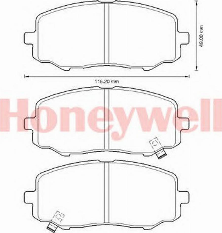 BENDIX 572609B - Гальмівні колодки, дискові гальма autozip.com.ua