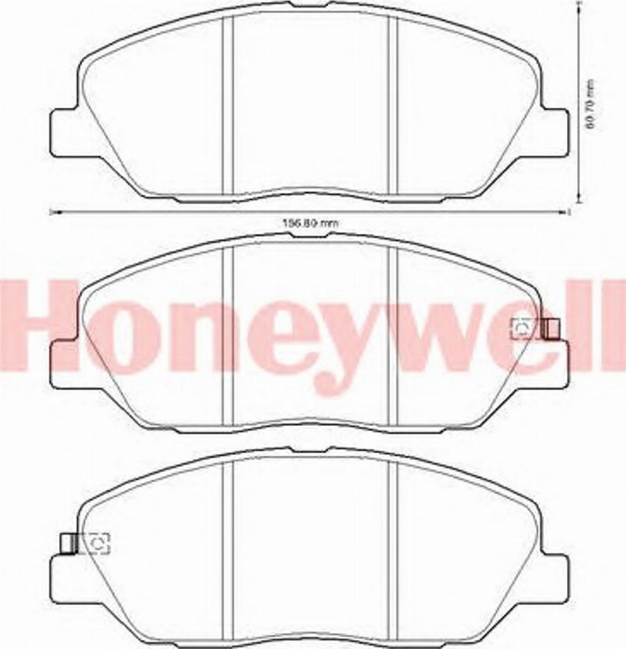 BENDIX 572607B - Гальмівні колодки, дискові гальма autozip.com.ua