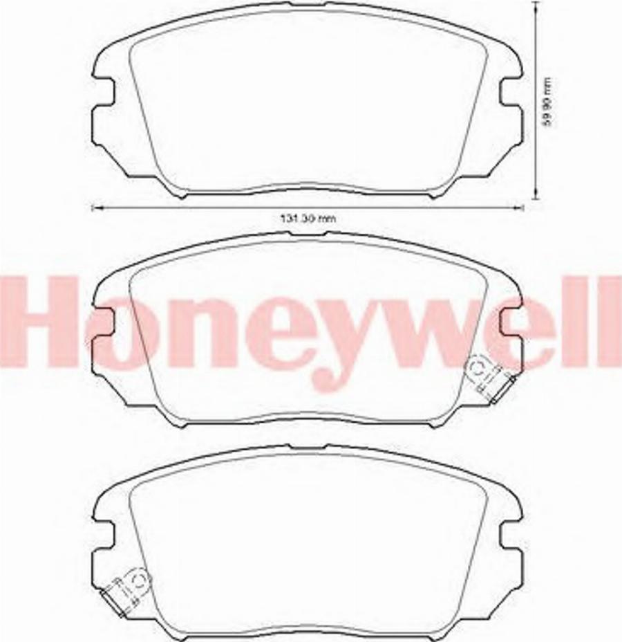 BENDIX 572616B - Гальмівні колодки, дискові гальма autozip.com.ua