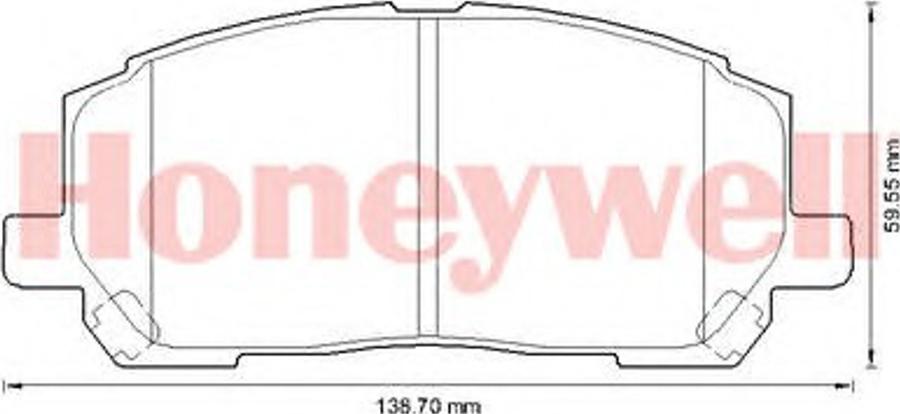 BENDIX Braking 572636B - Гальмівні колодки, дискові гальма autozip.com.ua