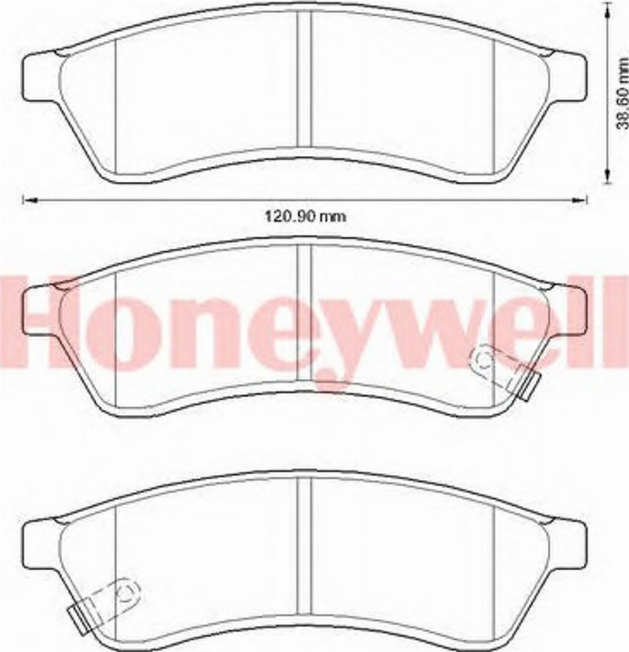 BENDIX 572633B - Гальмівні колодки, дискові гальма autozip.com.ua