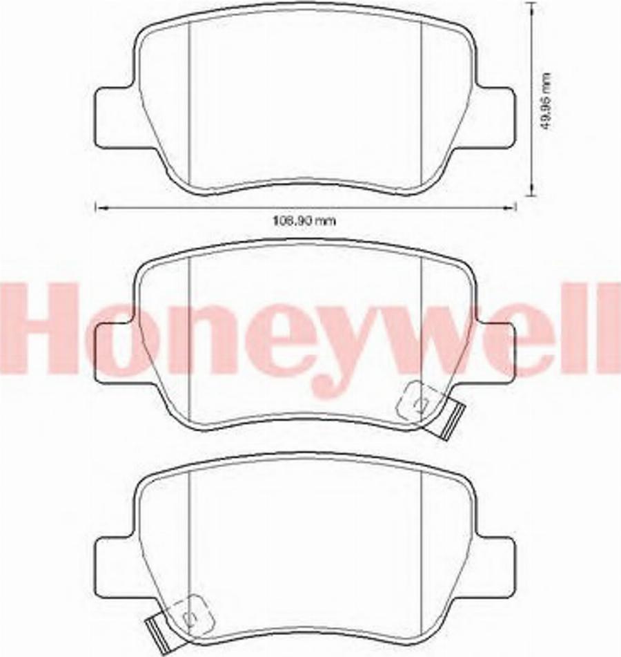 BENDIX 572627B - Гальмівні колодки, дискові гальма autozip.com.ua