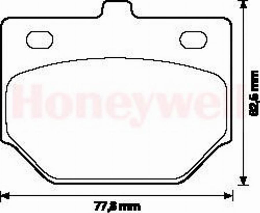 BENDIX 572111B - Гальмівні колодки, дискові гальма autozip.com.ua