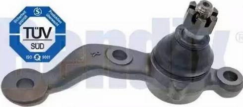 BENDIX Braking 045550B - Шарова опора, несучий / направляючий шарнір autozip.com.ua