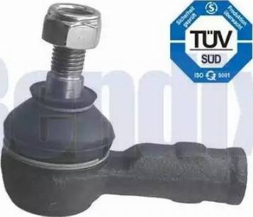 BENDIX Braking 040610B - Наконечник рульової тяги, кульовий шарнір autozip.com.ua