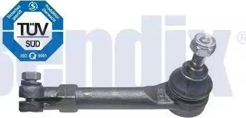 BENDIX Braking 040307B - Наконечник рульової тяги, кульовий шарнір autozip.com.ua