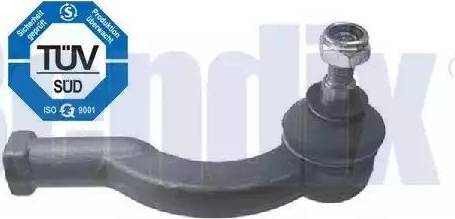 BENDIX Braking 040794B - Наконечник рульової тяги, кульовий шарнір autozip.com.ua