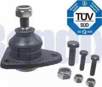 BENDIX Braking 041250B - Шарова опора, несучий / направляючий шарнір autozip.com.ua