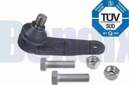 BENDIX Braking 041265B - Шарова опора, несучий / направляючий шарнір autozip.com.ua