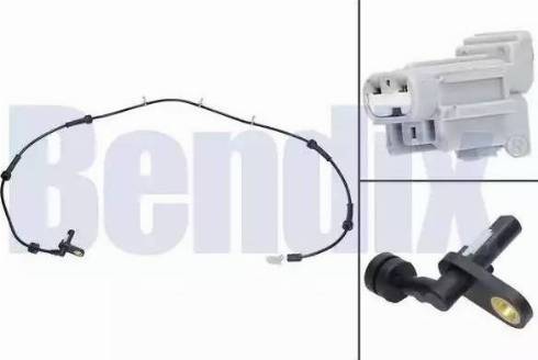 BENDIX 058449B - Датчик ABS, частота обертання колеса autozip.com.ua