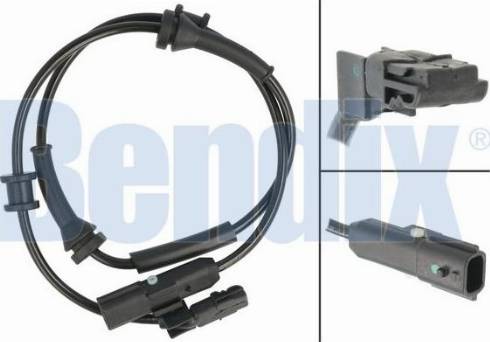 BENDIX 058550B - Датчик ABS, частота обертання колеса autozip.com.ua