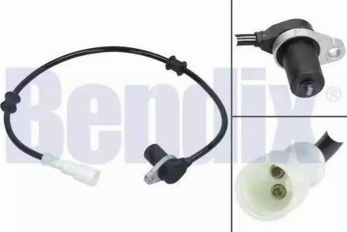 BENDIX 058108B - Датчик ABS, частота обертання колеса autozip.com.ua
