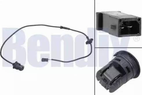 BENDIX 058136B - Датчик ABS, частота обертання колеса autozip.com.ua