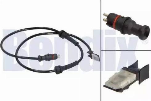 BENDIX 058283B - Датчик ABS, частота обертання колеса autozip.com.ua