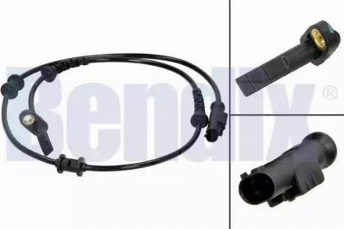 BENDIX 058278B - Датчик ABS, частота обертання колеса autozip.com.ua