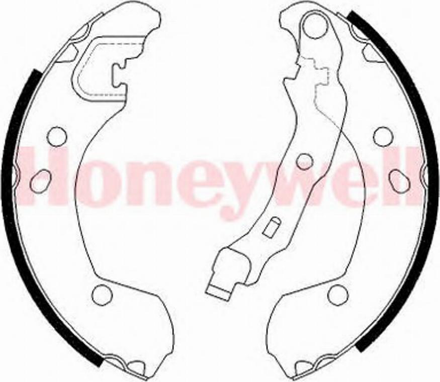 BENDIX 362459B - Комплект гальм, барабанний механізм autozip.com.ua