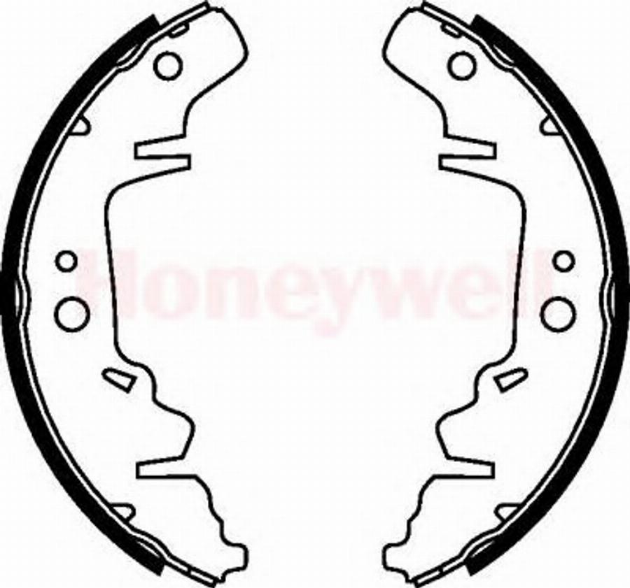 BENDIX 362390B - Комплект гальм, барабанний механізм autozip.com.ua