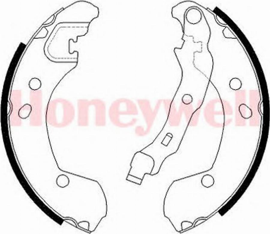 BENDIX 381490B - Комплект гальм, барабанний механізм autozip.com.ua