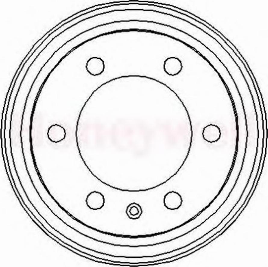 BENDIX 329009 B - Гальмівний барабан autozip.com.ua