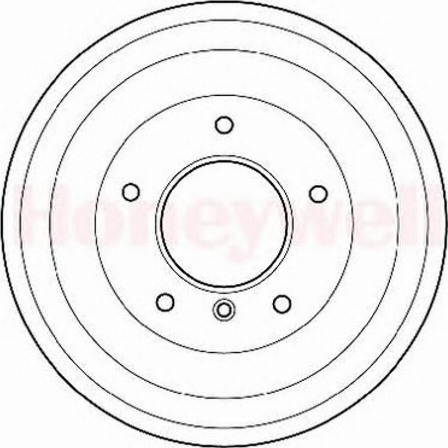 BENDIX 329030 B - Гальмівний барабан autozip.com.ua