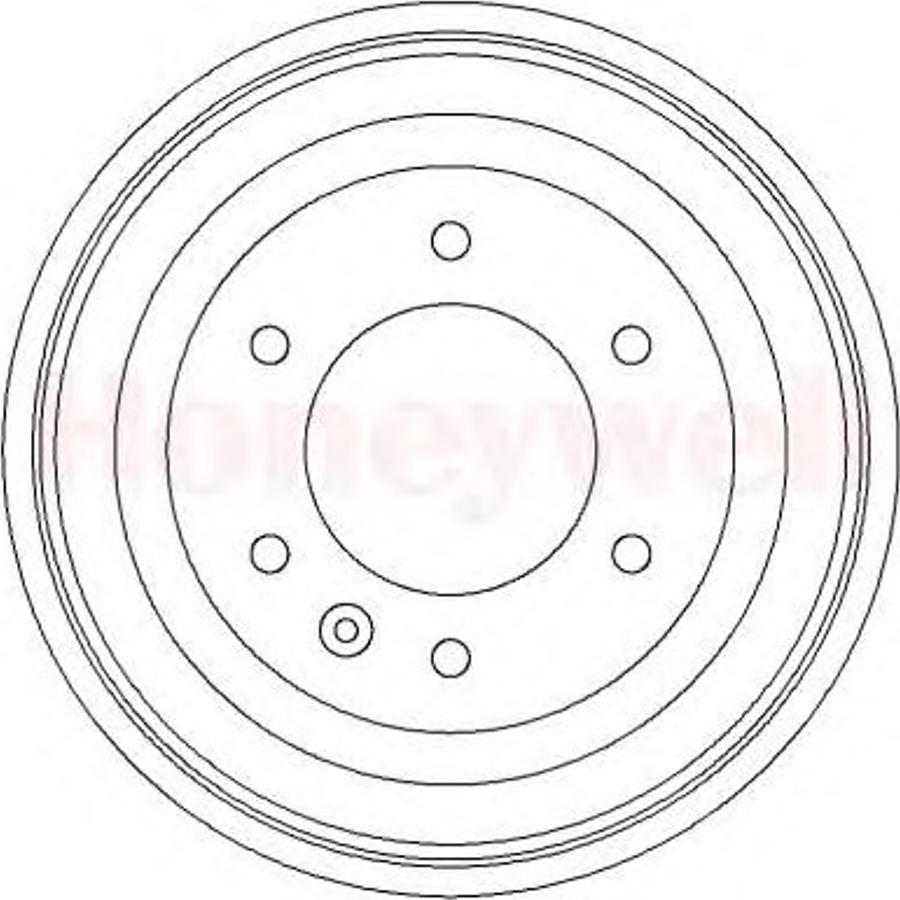 BENDIX 329300B - Гальмівний барабан autozip.com.ua