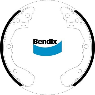 Bendix-AU BS5006 - Комплект гальм, барабанний механізм autozip.com.ua