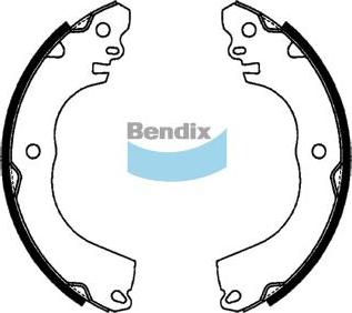 Bendix-AU BS5002 - Комплект гальм, барабанний механізм autozip.com.ua