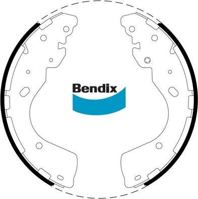 Bendix-AU BS5021 - Комплект гальм, барабанний механізм autozip.com.ua