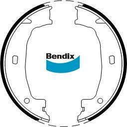 Bendix-AU BS5103 - Комплект гальм, ручник, парковка autozip.com.ua