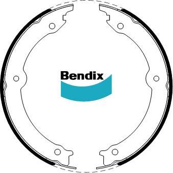 Bendix-AU BS5292 - Комплект гальм, ручник, парковка autozip.com.ua