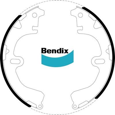 Bendix-AU BS1490 - Комплект гальм, барабанний механізм autozip.com.ua