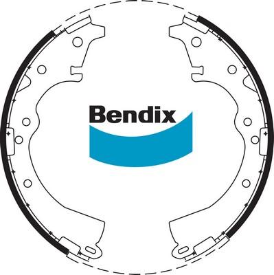 Bendix-AU BS1492 - Комплект гальм, барабанний механізм autozip.com.ua